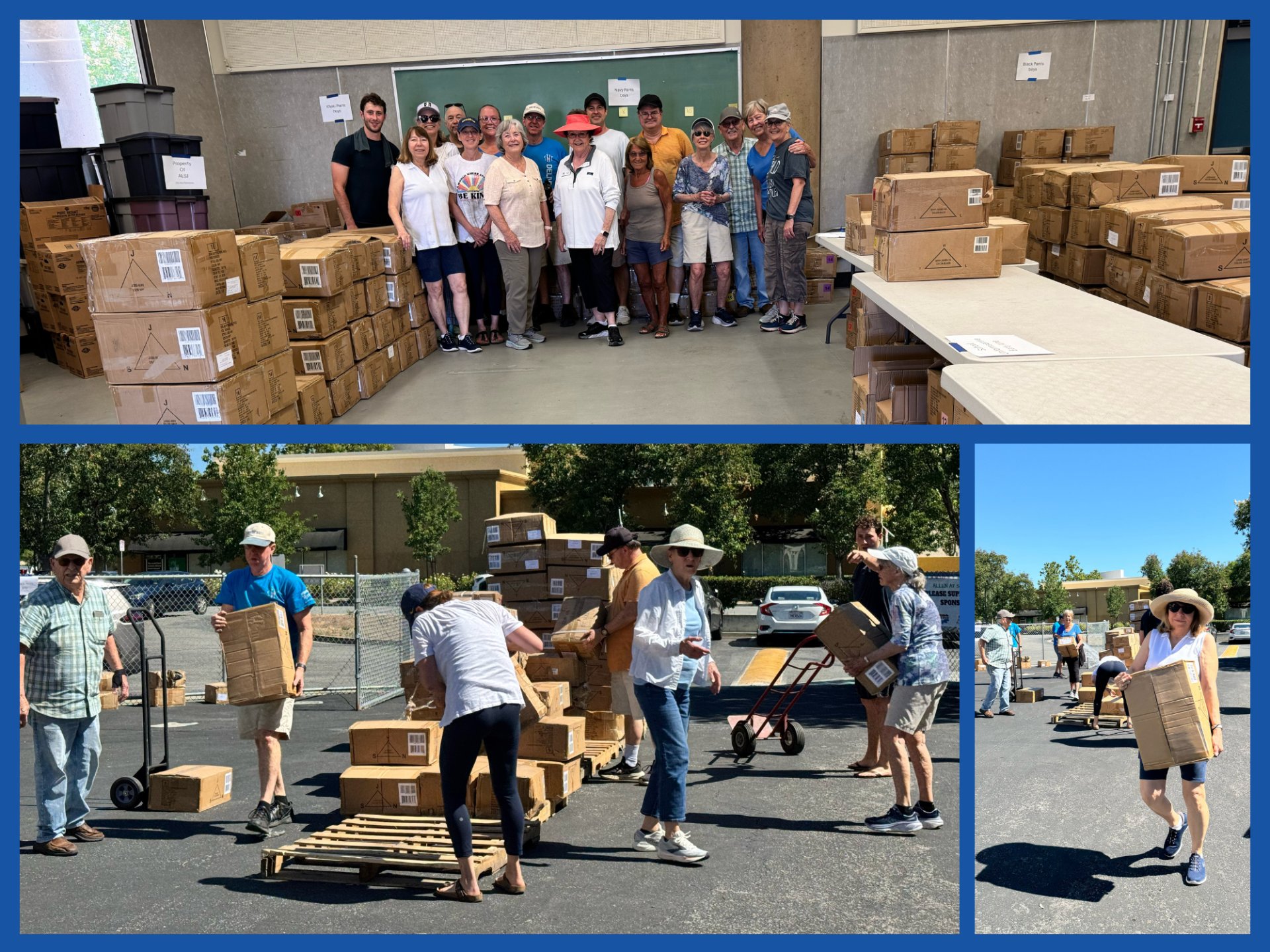 Operation School Bell&reg; Warehouse Delivery of Uniforms